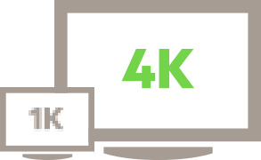 SUPPORTS ULTIMATE HIGH DEFINITION DISPLAYS